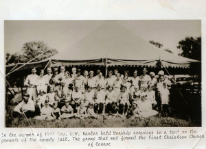 first church under a tent